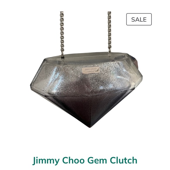 Jimmy Choo Gem Clutch - Picture 1 of 5